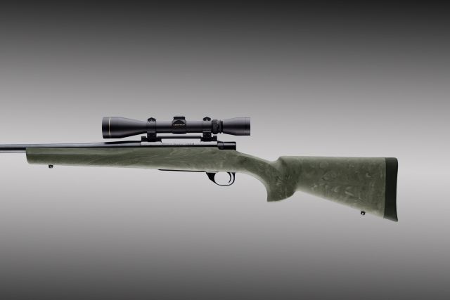 Hogue Howa 1500/Weatherby L.A. Standard Barrel PillarBed Stock Ghillie Green - Hogue