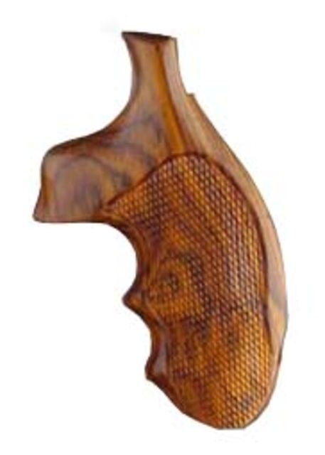Hogue J Frame Round Butt Coco Bolo Checkered