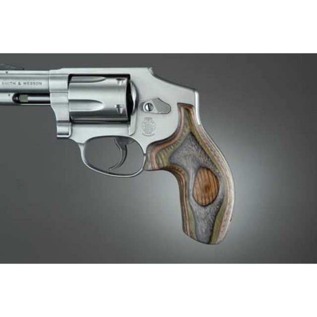 Hogue J Frame Round Butt Lamo Camo No Finger Groove - Hogue