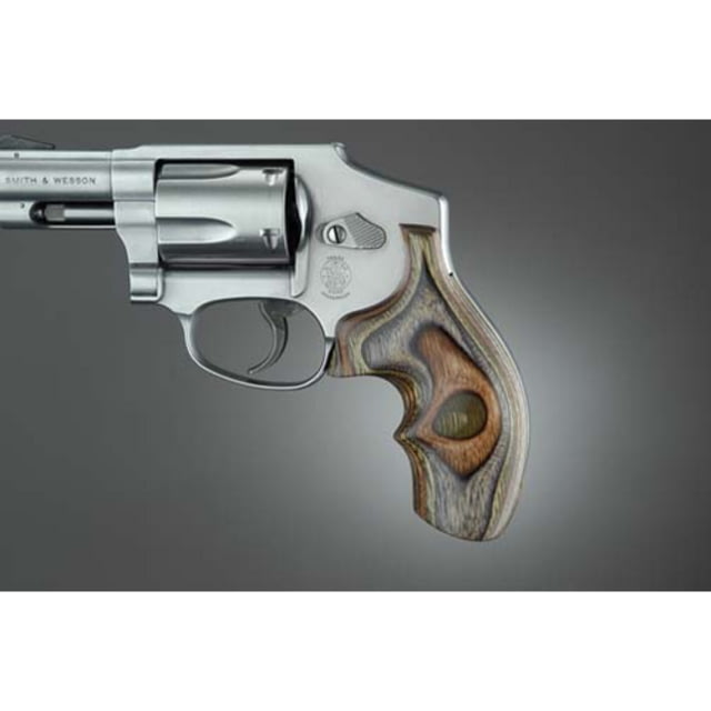 Hogue J Frame Round Butt Lamo Camo Top Finger Groove - Hogue