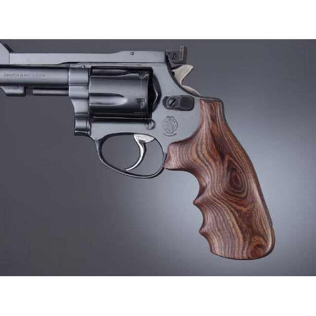 Hogue J Frame Square Butt Kingwood No Finger Groove Stripe/Cap - Hogue