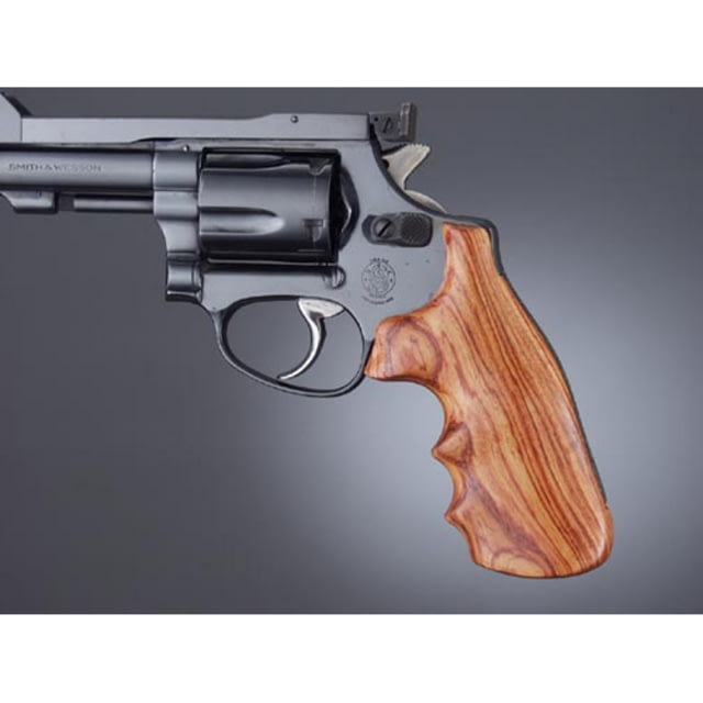 Hogue J Frame Square ButtTulipwood Top Finger Groove - Hogue