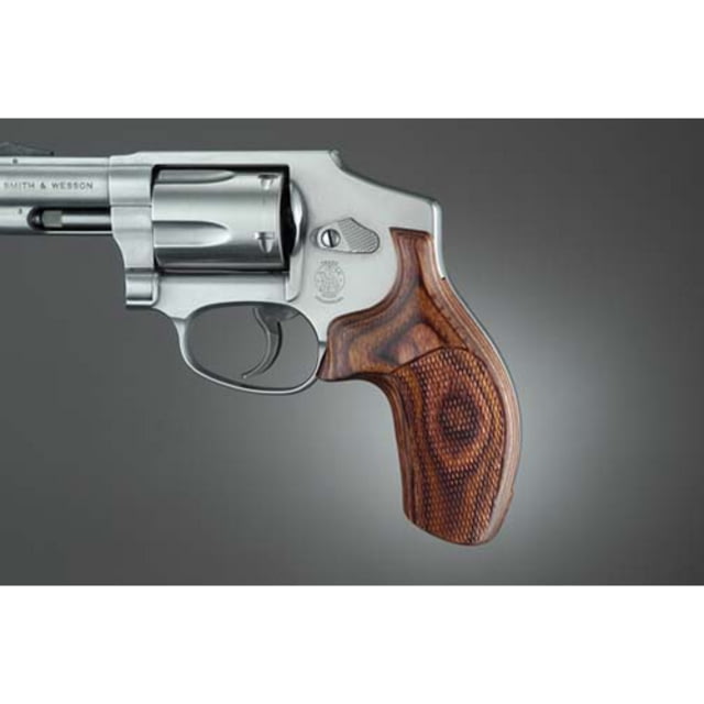 Hogue J Round Butt Rose Laminate Groove Ck. - Hogue