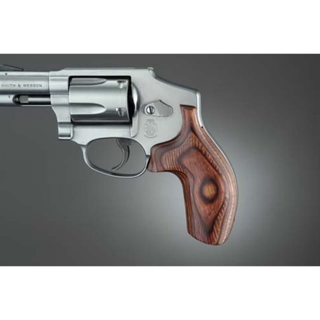 Hogue J Round Butt Rose Laminate No Finger Groove - Hogue