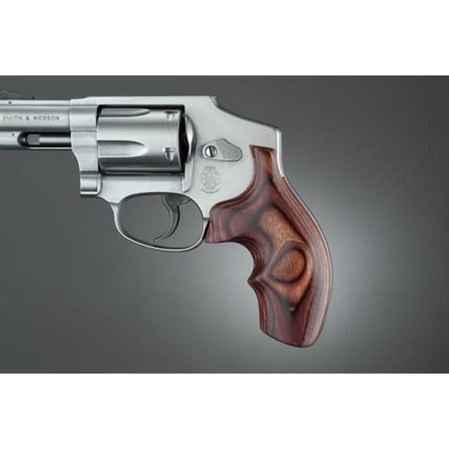 Hogue J Round Butt Rose Laminate Top Finger Groove - Hogue