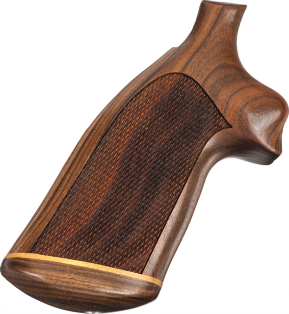 Hogue K or L Rd. Conver. Pau Ferro No Finger Groove Stripe Cap Checkered - Hogue