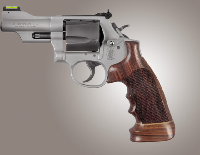 Hogue K or L Rd. Conver. Rosewood Big Butt Checkered - Hogue