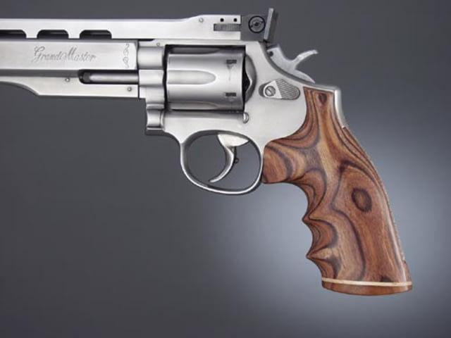 Hogue Handgun Grip Kingwood Stripe Cap - K or L Sq. Butt - Hogue