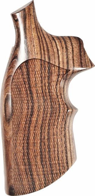 Hogue Kingwood Top Finger Groove Grip Checkered - K or L Sq. Butt - Hogue