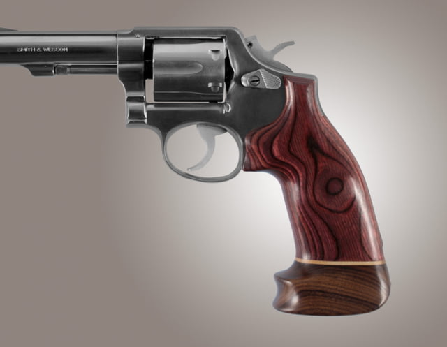 Hogue K or L Sq. Butt Rose Laminate No Finger Groove Big Butt - Hogue