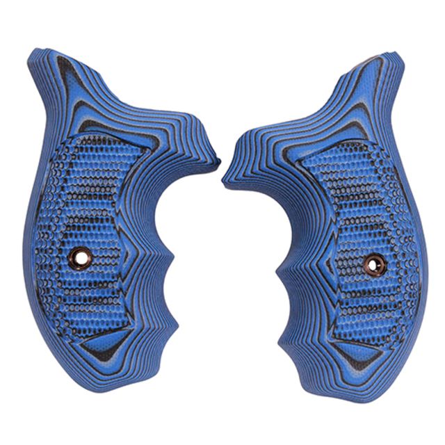 Hogue Kimber K6 Bantam Grip Piranha G10 Blue Lava - Hogue
