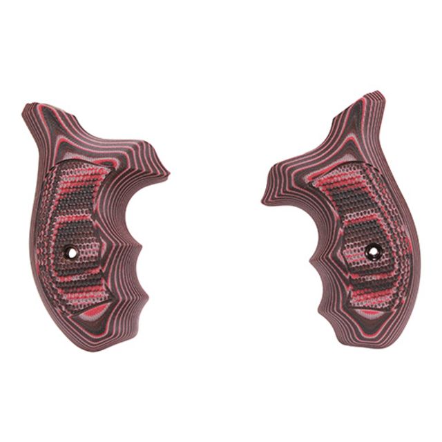 Hogue Kimber K6 Bantam Grip Piranha G10 Red Lava - Hogue
