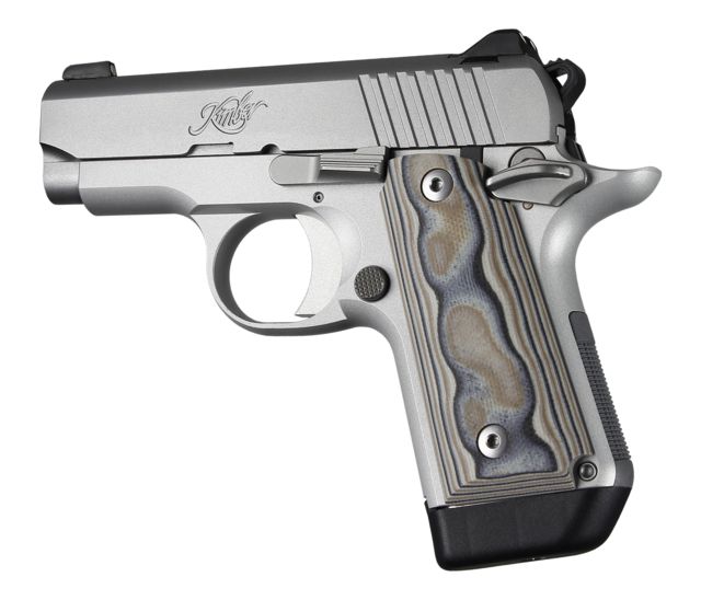 Hogue Kimber Micro .380 Ambidextrous Grip Smooth G10 Dark Earth - Hogue