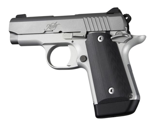Hogue Kimber Micro 9 Ambidextrous Grip Smooth G10 Black - Hogue