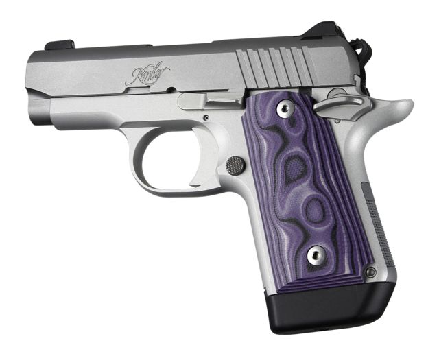 Hogue Kimber Micro 9 Ambidextrous Grip Smooth G10 Purple Lava - Hogue