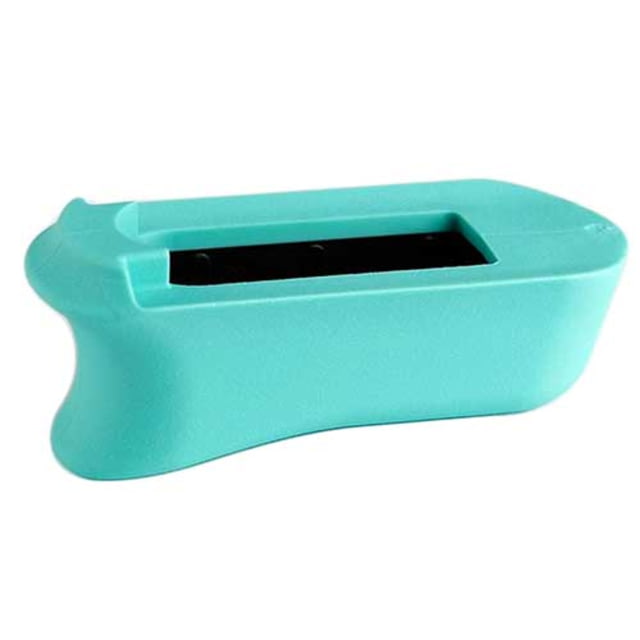 Hogue Kimber Micro 9 Rubber Magazine Extended Base Pad Aqua - Hogue