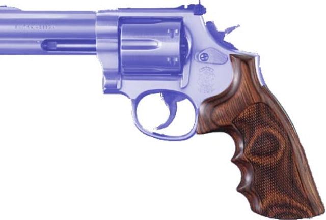 Hogue Laminate Grip - Colt Python Checkered Rose