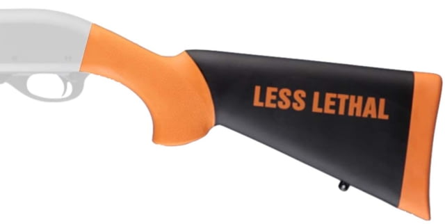 Hogue Less Lethal Orange Over Molded Stock - Remington 870 - Hogue