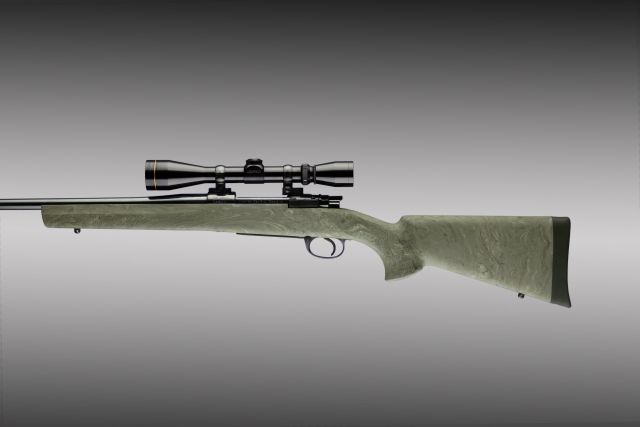 Hogue Mauser 98 Military and Sporter actions Full Bed Block Stock Ghillie Green - Hogue