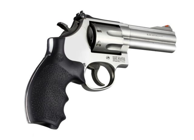 Hogue Monogrip Rubber Grip S&W K&L Frame Round Butt Bantam