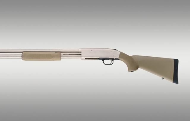 Hogue Mossberg 500 12 Gauge OverMolded Shotgun Stock Kit with Forend Flat Dark Earth - Hogue