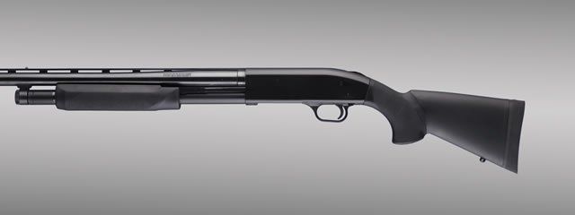 Hogue Mossberg 500 20 GA. OverMold Shotgun Stock kit w/ forend 12in. L.O.P. Black - Hogue