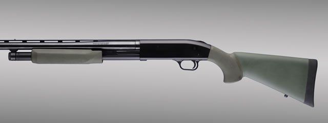 Hogue Mossberg 500 20 GA. OverMold Shotgun Stock kit w/ forend OD Green - Hogue
