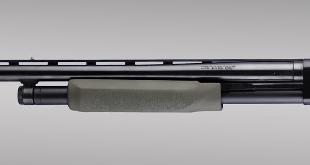 Hogue Mossberg 500 OverMolded forend OD Green - Hogue