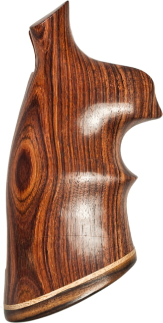 Hogue N Sq. Butt Kingwood Top Finger Groove Stripe Cap Gun Grip - Hogue