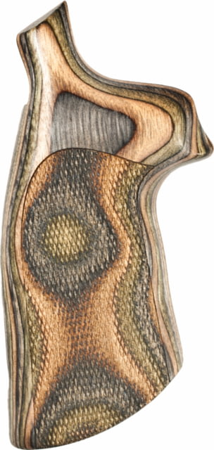 Hogue Lamo Camo No Finger Groove Grip Checkered N Sq. Butt - Hogue