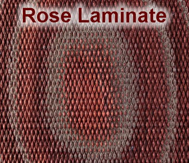 Hogue N Sq. Butt Rose Laminate Top Finger Groove Big Butt Checkered - Hogue