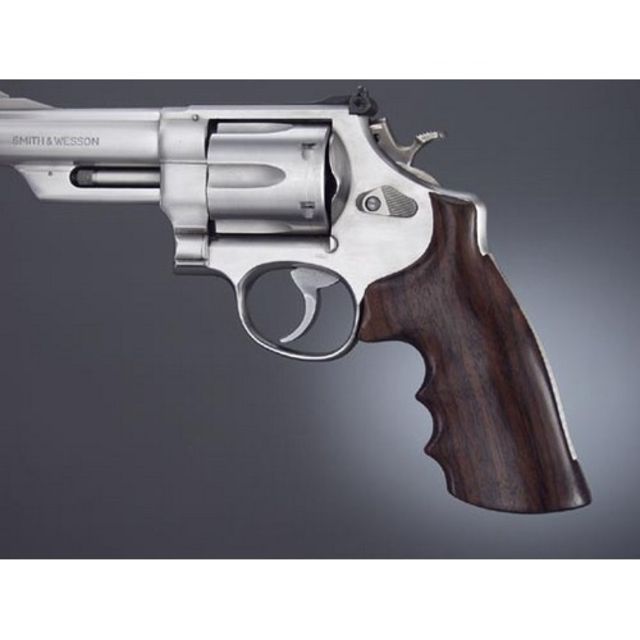 Hogue N Sq. Butt Rosewood Checkered - Hogue