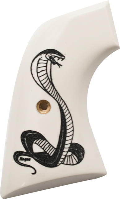 Hogue New XR3 Blackhawk/Vaquero Scrimshaw Ivory Polymer - Cobra Snake - Hogue