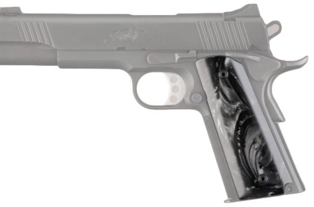 Hogue Officers Black Pearlized-Polymer Safety Cut Ambidextrous - Hogue