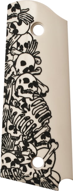 Hogue Officers Model Scrimshaw Ivory Polymer - Boneyard - Hogue