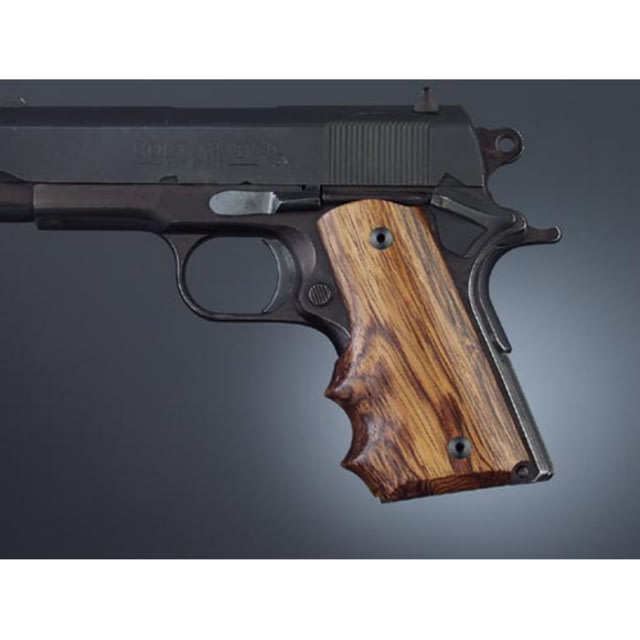 Hogue Officers Model Rosewood With Finger Groove - Hogue
