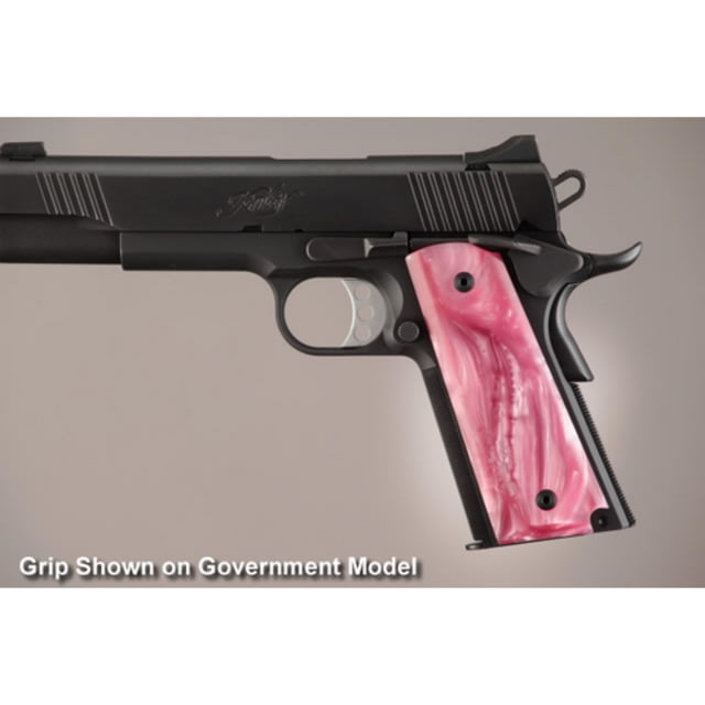 Hogue Officers Pink Pearlized-Polymer Safety Cut Ambidextrous - Hogue