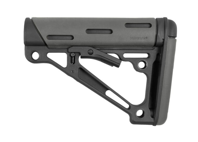Hogue OverMold Collapsible Buttstock AR-15/ M16 Mil-Spec Buffer Tube Slate Grey Universal