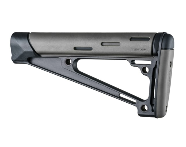 Hogue OverMolded Fixed Buttstock AR-15/ M-16 A2 Buffer Tube Slate Grey Universal - Hogue