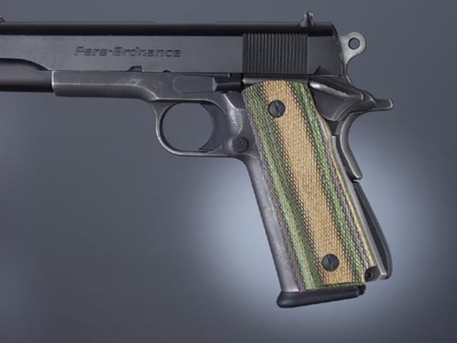 Hogue Para Ordnance P-12 Lamo Camo Checkered - Hogue