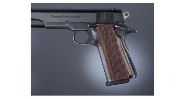 Hogue Para Ordnance P-14 Rosewood Checkered - Hogue