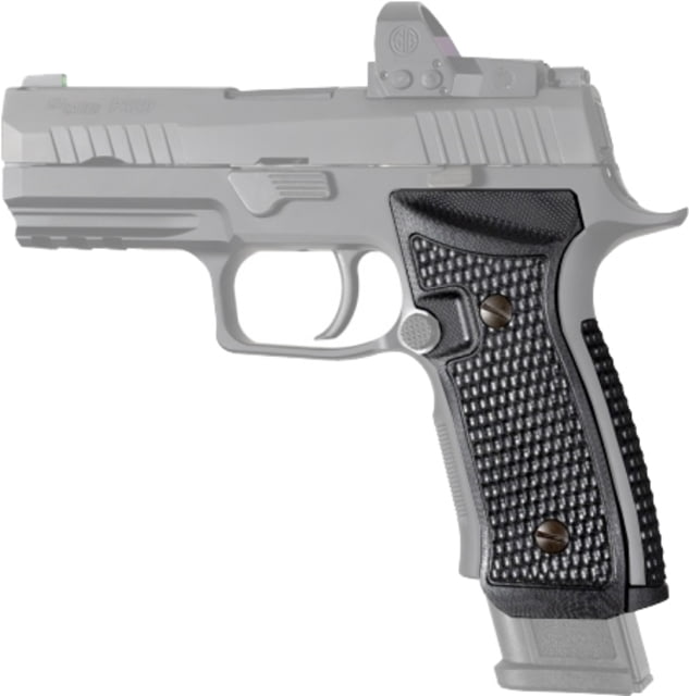Hogue Piranha AXG Magrip Sig Sauer P320 Solid Black - Hogue