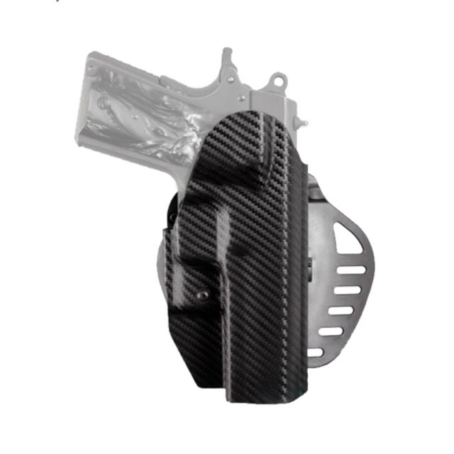 Hogue Powerspeed ARS Stage 1 CarbonFiber Weave Holster C16 Commander 1911 Right Hand 174052 - Hogue