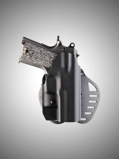Hogue Powerspeed PS-C15 Officer Model Colt 1911 Conceal Carry Right Hand Holster Black - Hogue