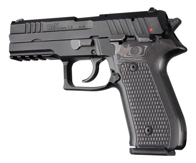 Hogue Rex Zero 1 Grip Piranha G10 G-Mascus Black/Grey - Hogue