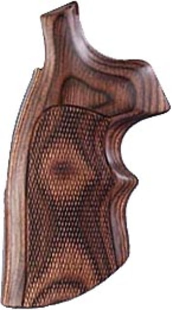 Hogue GP100/Super Redhawk Rose Lam. Top Finger Groove Checkered - Hogue