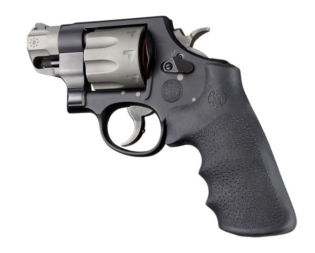 Hogue Round Butt Rubber Tamer Conversion Monogrip for Smith & Wesson K L N X Z Frame Black