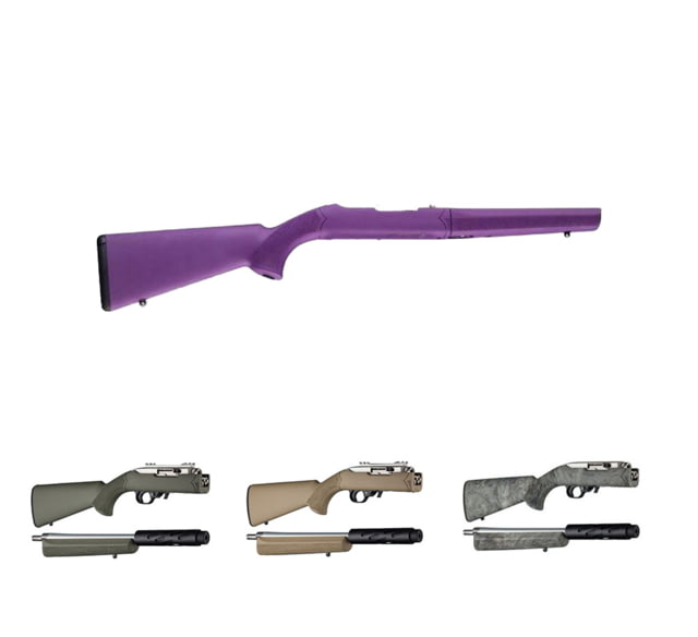 Hogue Ruger 10/22 Takedown Rubber OverMold Stock w/ STD Barrel Channel Flat Dark Earth, 21340 by USA Hogue Rifle Stocks