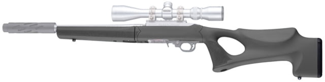 Hogue Ruger 10-22 Takedown Thumbhole Rubber Overmolded Forend Only w/ Standard Barrel Channel Slate Grey - Hogue