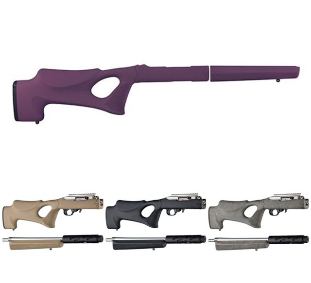 USED Hogue Ruger 10/22 Takedown Thumbhole Rubber OverMold Stock w/ STD Barrel Channel Ghillie Green  EDEMO1 Good Used - Hogue